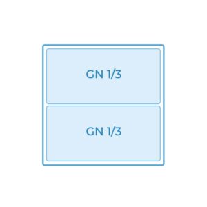 Kit composé de 2 paniers 1/3 Manche double pour cuiseur à pâtes avec cuve de 28 lt