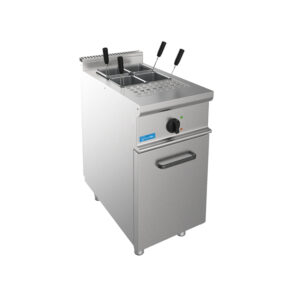 Cuiseur à pâtes électrique professionnel sur meuble avec cuve simple 28 lt