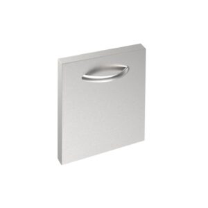 Porte avec charnières en acier inox - 400 mm