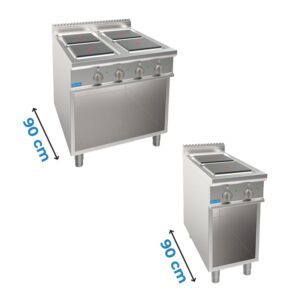 PLAQUES ÉLECTRIQUES SUR MEUBLE PROFONDEUR 90 cm