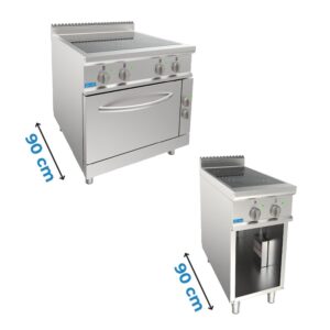 CUISINE VITROCÉRAMIQUE SUR MEUBLE PROFONDEUR 90 cm
