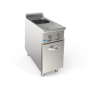 Friteuse professionnelle électrique sur meuble avec simple cuve de 17 lt