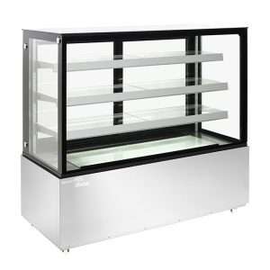 Vitrine d’exposition horizontale ventilée temp +2°C à +8°C L1540xP688xH1410 mm  - ligne BETA