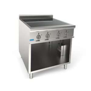 Table de cuisson électrique à induction à 4 zones de 5,0 kw sur compartiment et à jour