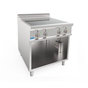 Plaque de cuisson électrique vitrocéramique à 4 zones de 3,0 kw sur compartiment à jour