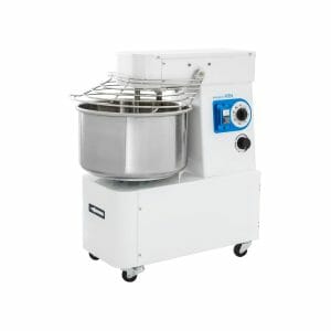 Pétrisseuse à spirale avec variateur de vitesse avec tête fixe et moteur monophasé - capacité 48 lt