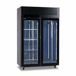 Armoire réfrigérée pour la maturation de la viande avec porte en verre température de -1°C à +2°C avec gestion de l’humidité - capacité 970 lt