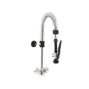 Groupe douche de prélavage H 60 cm avec double commande à fixer au èvier