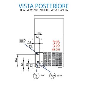 Machine à glaçons creux avec production de 25 kg/24h – Image 11