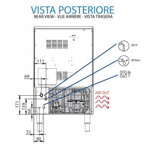 Machine à glaçons écrou avec la production de 45 kg/24h - refroidissement par air – Image 15
