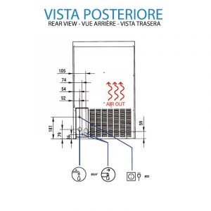 Machine à glaçons creux avec production de 53 kg/24h – Image 4