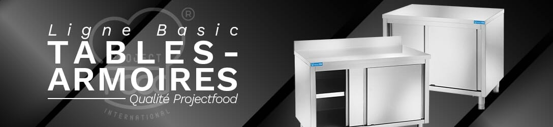 TABLES-ARMOIRES AVEC PORTES