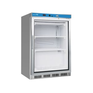 Armoire refrigerée complète en option en ABS température de -18°C à -22°C avec unité de commande digitale et porte en verre - capacité 120 lt