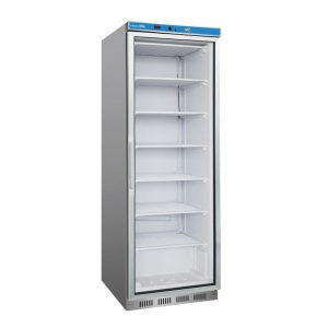 Armoire refrigerée complète en option en ABS température de -18°C à -22°C avec unité de commande digitale et porte en verre - capacité 340 lt