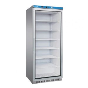 Armoire refrigerée complète en option en ABS température de -18°C à -22°C avec unité de commande digitale et porte en verre - capacité 555 lt