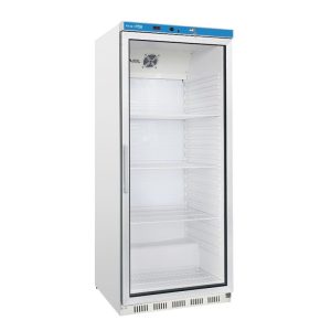 Armoire refrigerée complète en option en ABS température de +2°C à +8°C avec unité de commande digitale et porte en verre - capacité  570 lt