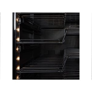 Cave à vin premium double température à réfrigération ventilée pour 256 bouteilles - grilles en métal à Z – Image 7