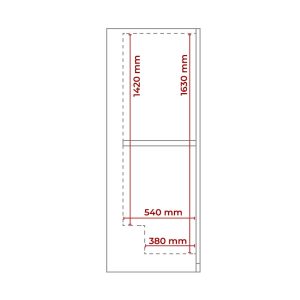 Cave à vin premium double température à réfrigération ventilée pour 256 bouteilles - grilles en métal à Z – Image 11