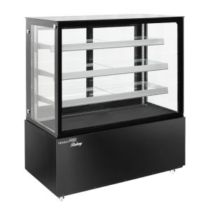 Vitrine d’exposition horizontale ventilée temp +2°C à +8°C L1240xP688xH1410 mm - ligne BETA