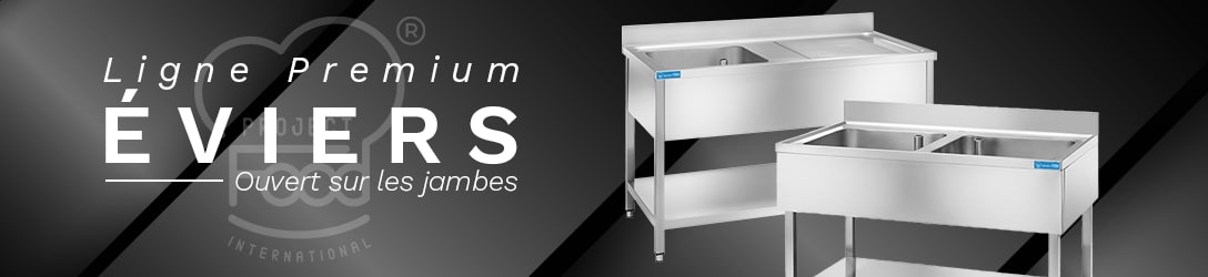 ÉVIER SUR JAMBES