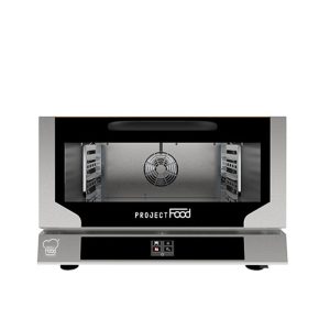 Four électrique ventilé pour 3 plaques GN 1/1 à convection avec vapeur- commandes tactiles