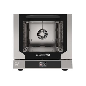Four électrique ventilé pour 4 plaques 429x345 mm à convection avec vapeur - commandes tactiles