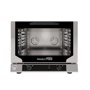 Four électrique ventilé pour 4 plaques EN 60x40 à convection avec  humidification - commandes mécaniques