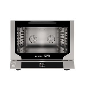 Four électrique ventilé pour 4 plaques EN 60x40 à convection avec humidification - commandes tactiles