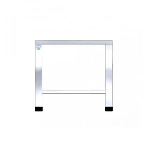 Table fixe en acier inox pour superposition 2 fours