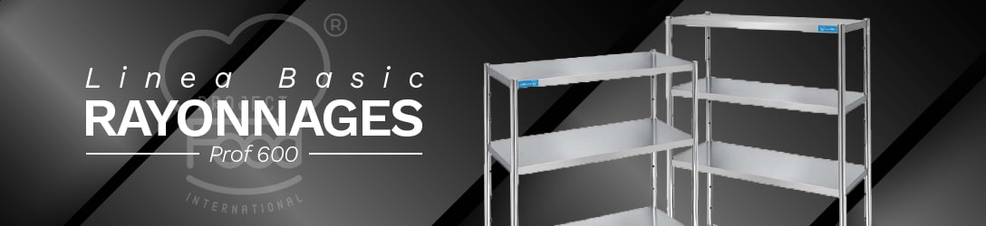 RAYONNAGES PROF. 600 LIGNE ÉCO