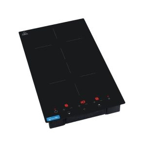 Plaque à induction encastrée 2 zones surface inductive de Ø 27 à 49 cm - puissance 1800 watts + 1300 watts