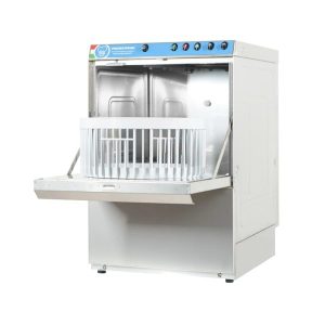 Lave-verres mécanique avec panier Ø 41 cm avec doseur de rinçage et détergent + pompe de vindage