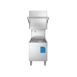 Lave-vaisselle électronique à capot avec panier 50x50 cm complet de doseurs + pompe de vidange