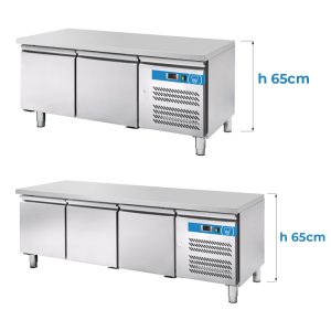 TABLES RÉFRIGÉRÉES HAUTEUR 65 cm