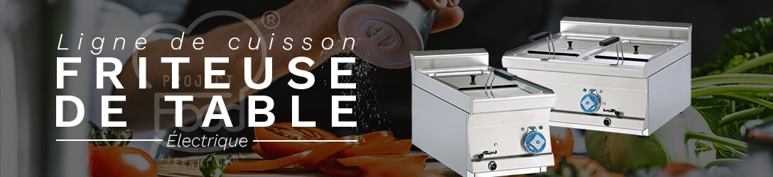 FRITEUSE DE TABLE ÉLECTRIQUE -PROF. 60 cm