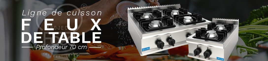 FEUX DE TABLE PROFONDEUR 70 cm