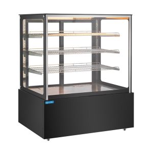 Vitrine d’exposition horizontale chauffée température +30°C à +60°C L1200xP685xH1385 mm - ligne BETA