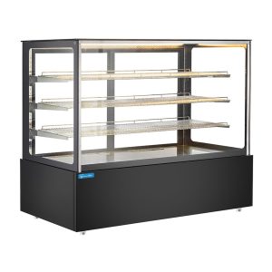 Vitrine d’exposition horizontale chauffée température +30°C à +60°C L1800xP685xH1385 mm - ligne BETA
