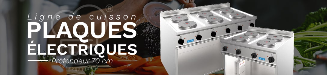 PLAQUES ÉLECTRIQUES SUR MEUBLE PROFONDEUR 70 cm