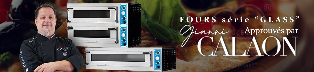 FOURS À PIZZA SÉRIE "GLASS"