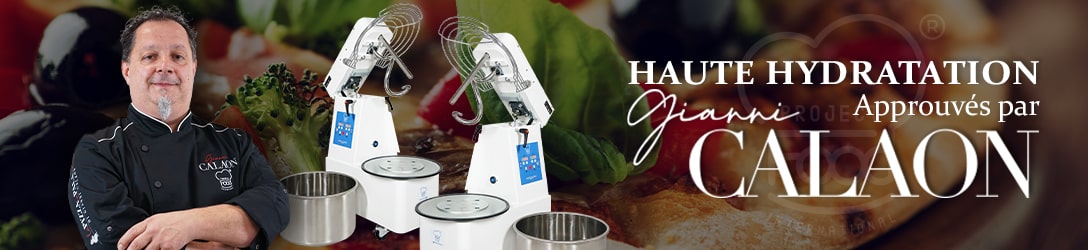 PÉTRINS SPIRALS AVEC CUVES AMOVIBLES POUR HAUTE HYDRATATION