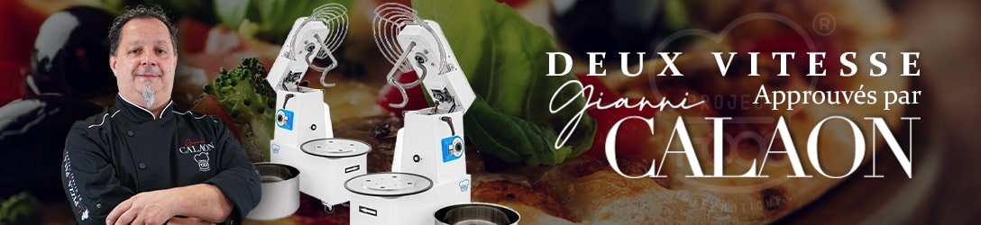 PÉTRINS SPIRALS AVEC CUVES AMOVIBLES TRIPHASÉE À 2 VITESSES