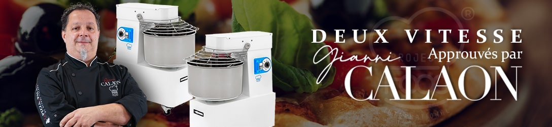 PÉTRINS SPIRALS TRIPHASÉS À 2 VITESSES