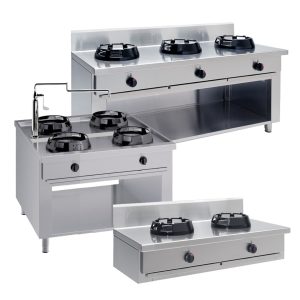 LIGNE DE CUISSON PROFESSIONNELLE ETHNIQUE AVEC WOK