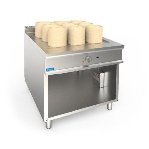 Cuiseur à vapeur électrique sur base avec paniers capacité 78 lt - profondeur 900 mm