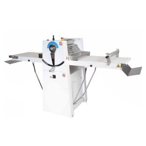 Rouleuse professionnelle sur socle avec tapis 50x70 cm avec réglage manuel des rouleaux