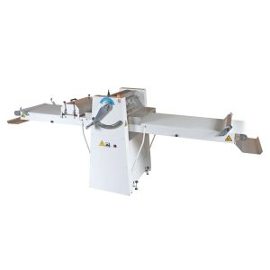 Rouleuse professionnelle sur socle avec tapis 60x100 cm avec réglage manuel des rouleaux