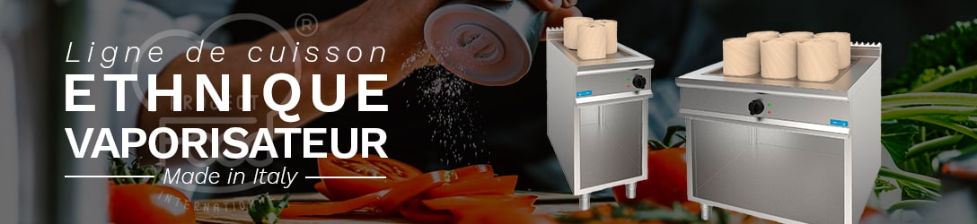 LIGNE DE CUISSON PROFESSIONNELLE ETHNIQUE VAPORISATEUR