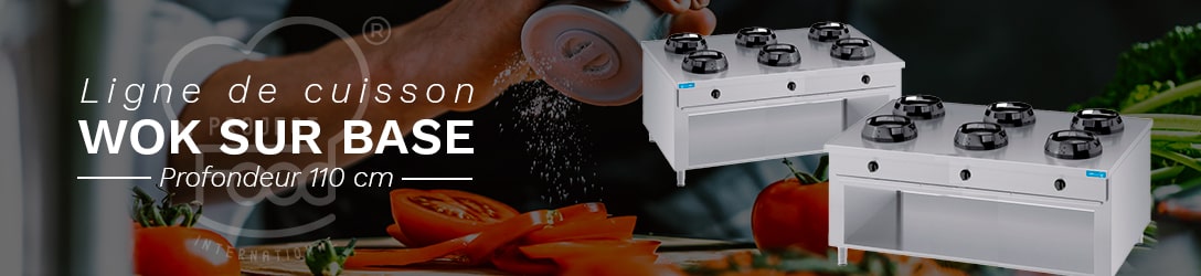 WOK SUR BASE PROFONDEUR 110 cm