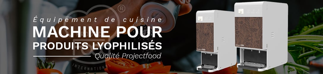 MACHINE POUR PRODUITS LYOPHILISÉS